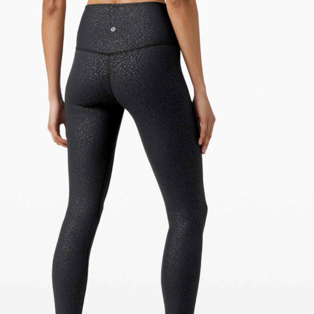 ⚫️ Lululemon Align HR Pant 25" Code Emboss Black - Picture 3 of 9
